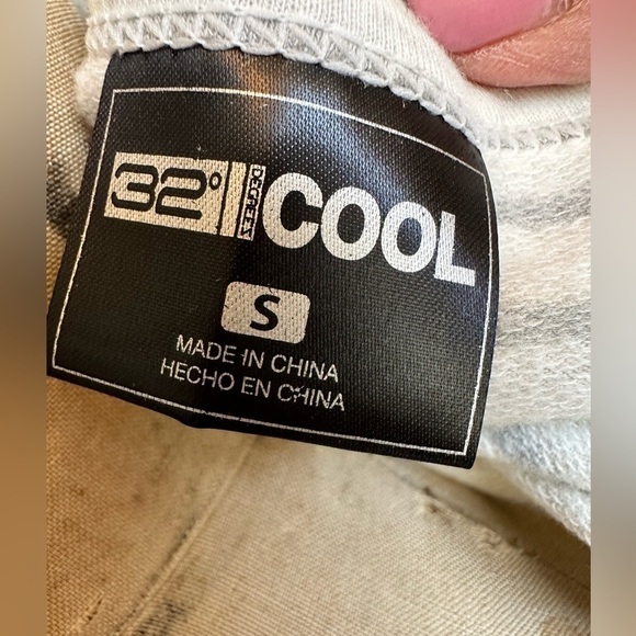 3/$20 bundle 32 degrees cool dress cover up size S gray and white stripe 1109220 - Picture 7 of 7